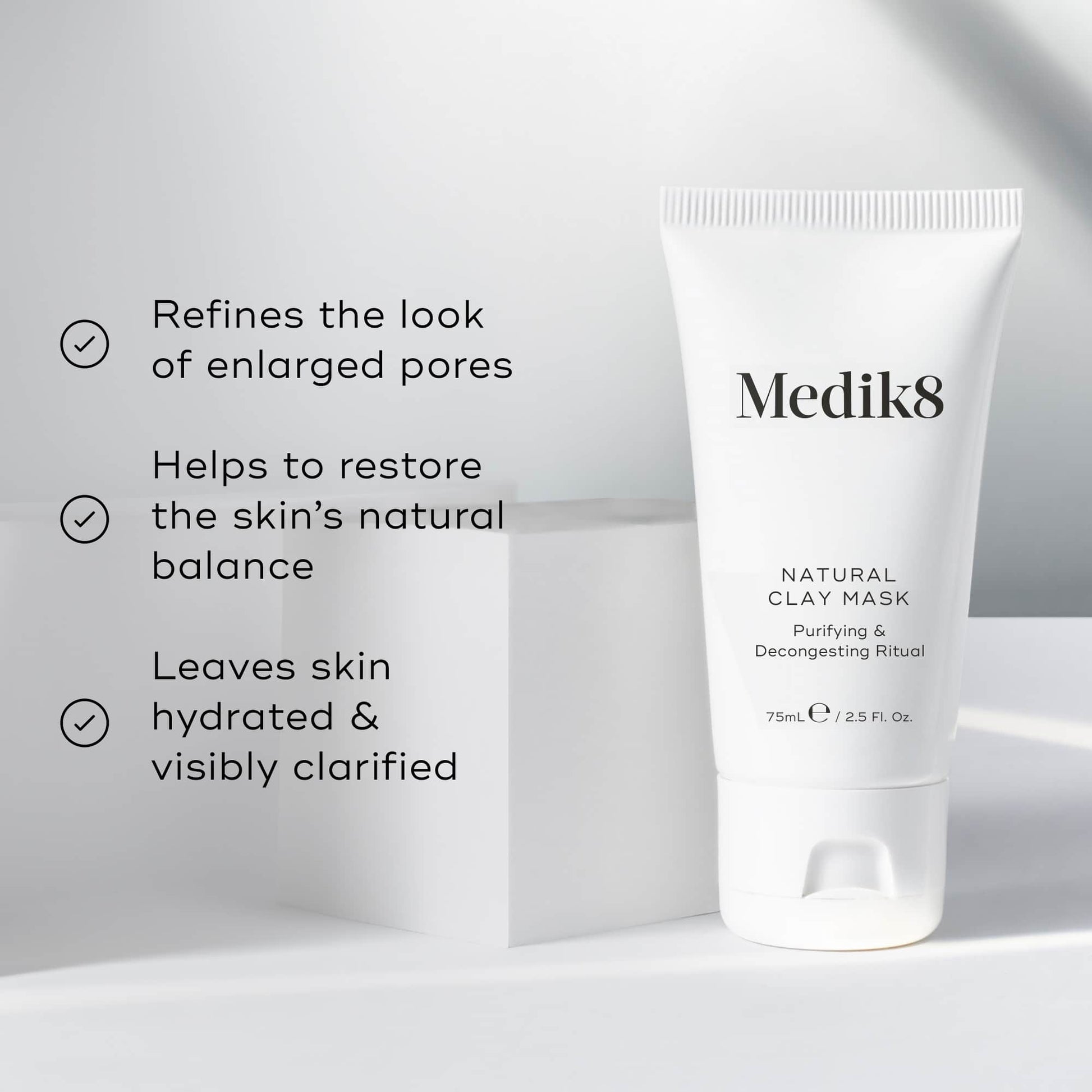 Medik8 Natural Clay Mask 75ml Benefits