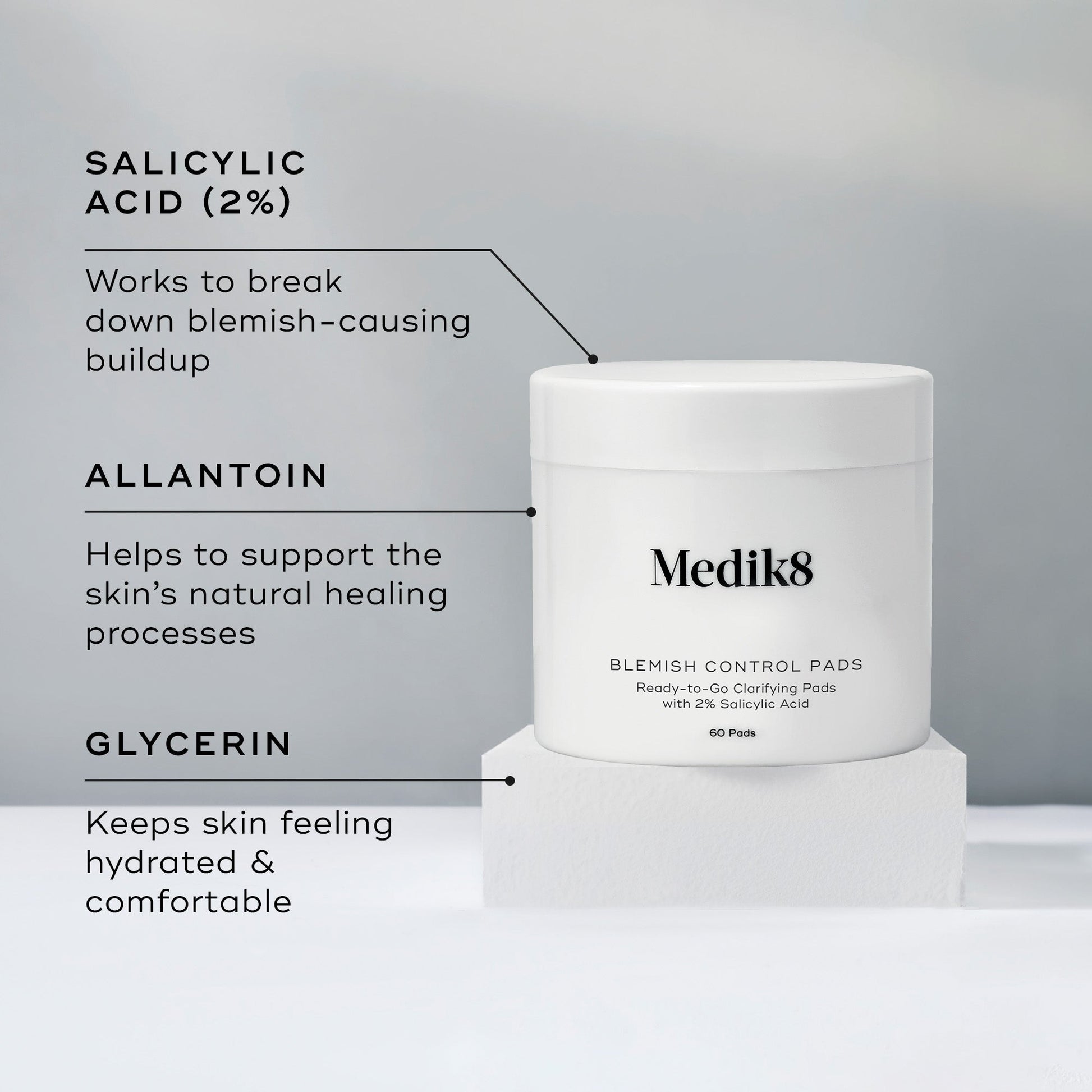 Medik8 Blemish Control Pads Ingredients