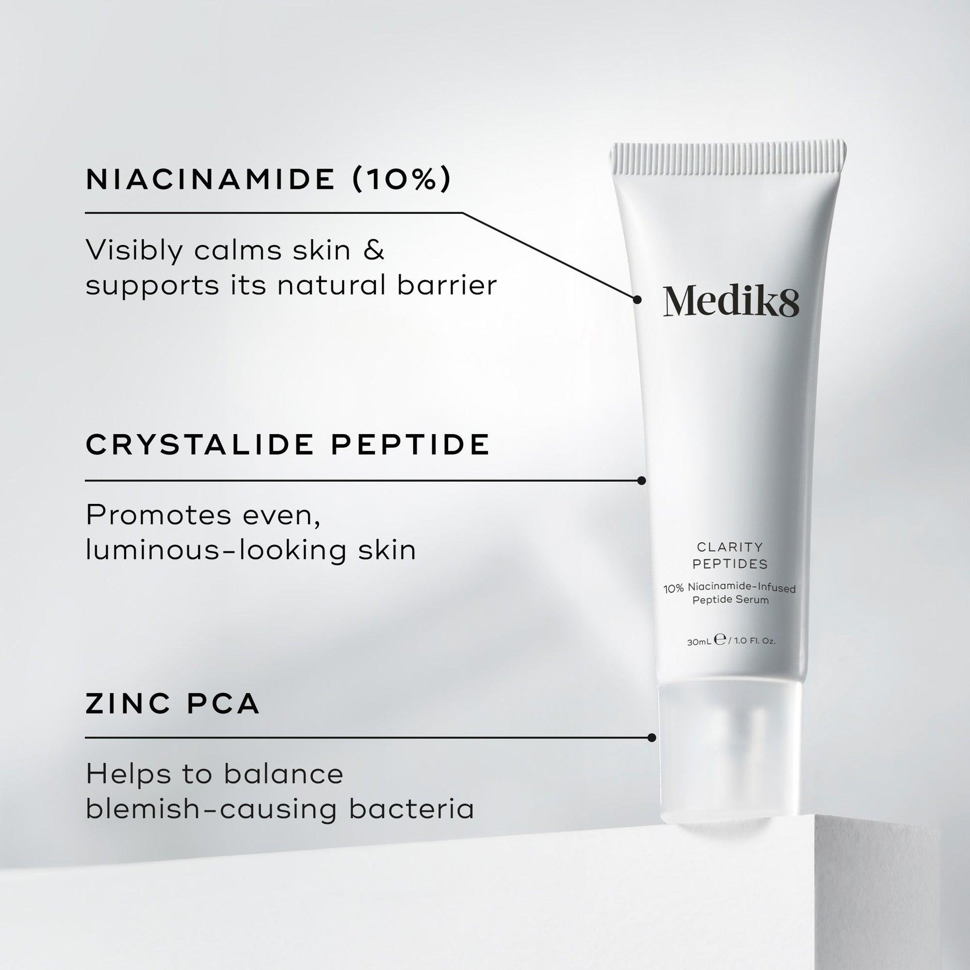Medik8 Clarity Peptides - Ingredients