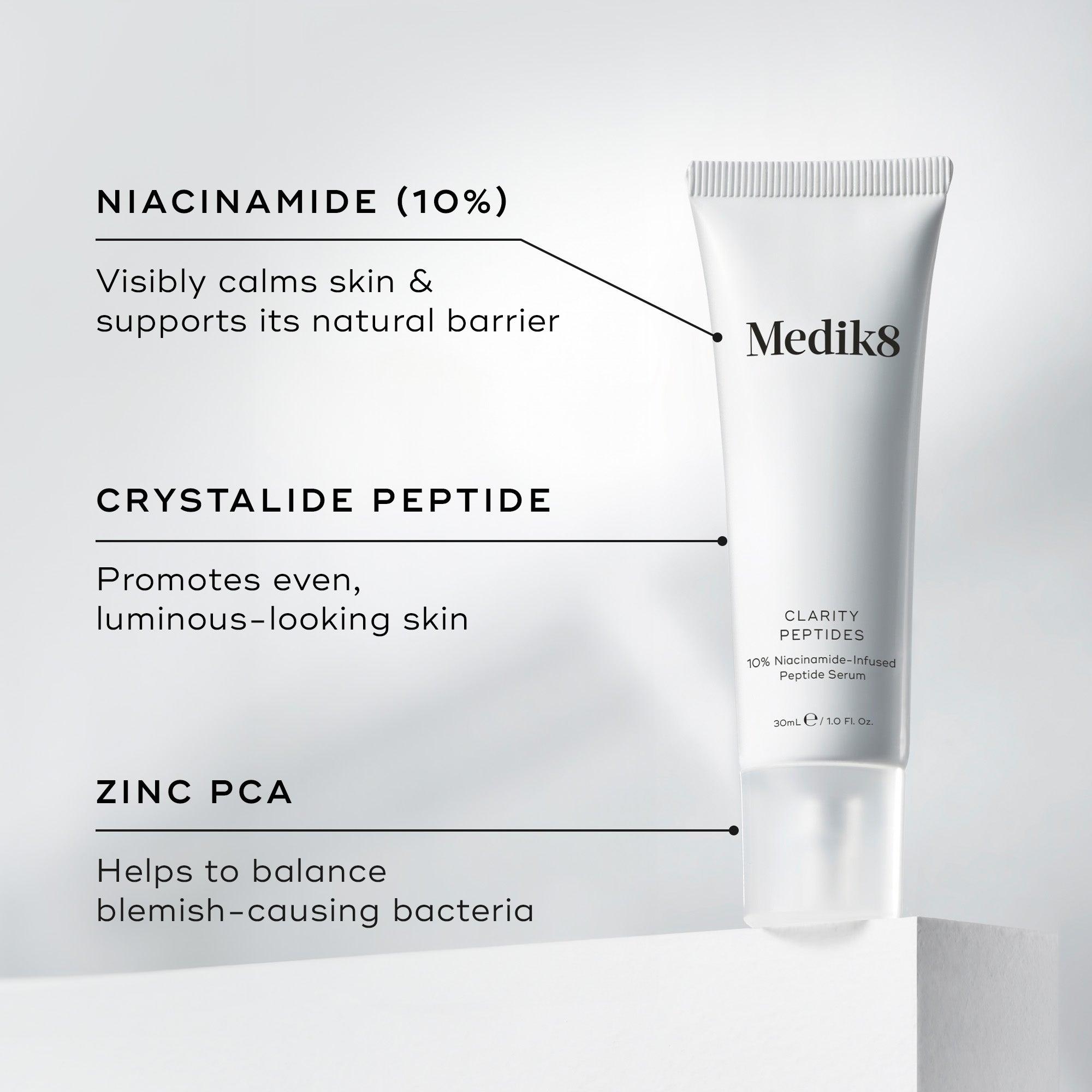 Medik8 Clarity Peptides - Ingredients
