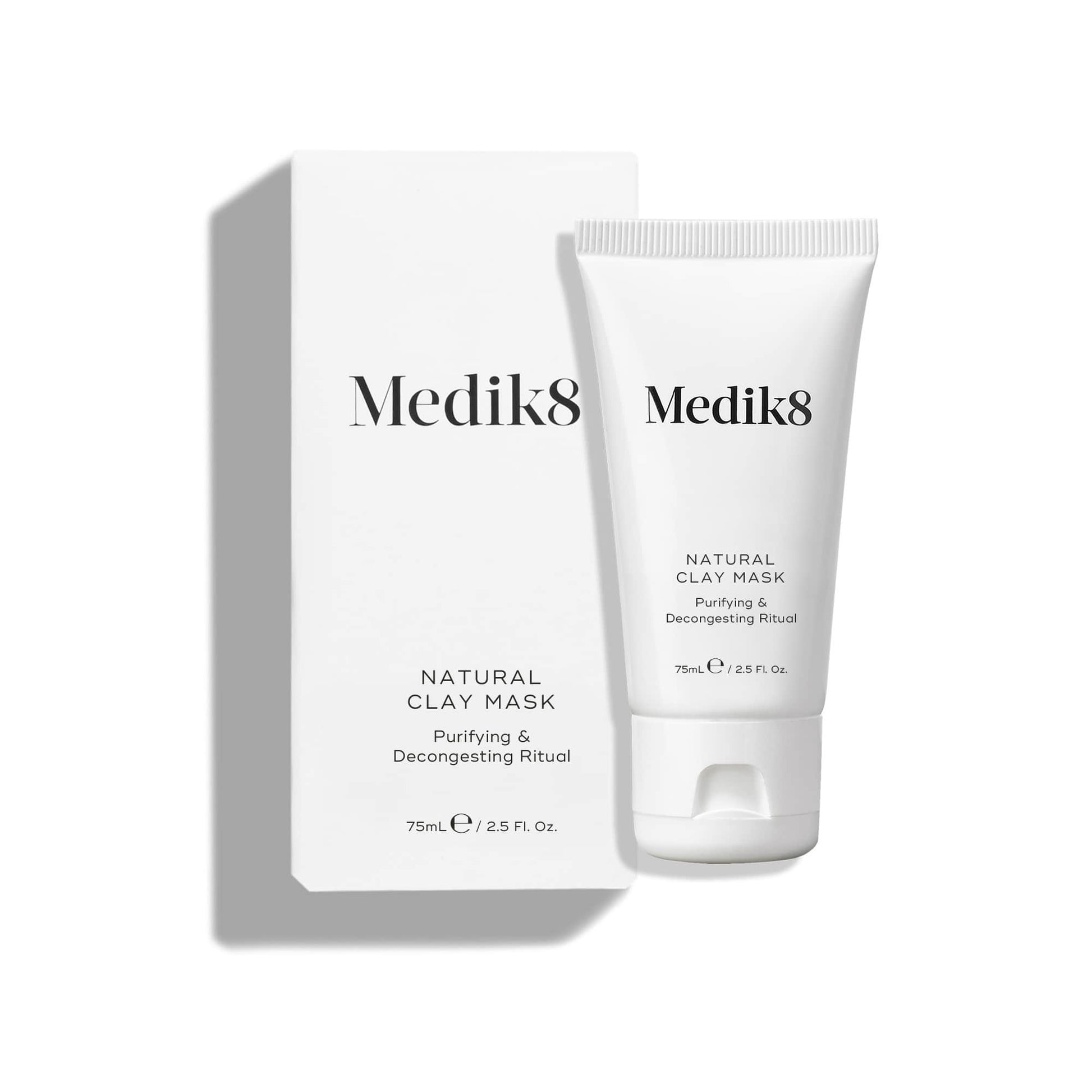Medik8 Natural Clay Mask 75ml Product and Carton