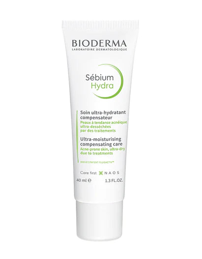 Bioderma Sebium Hydra Moisturiser for Acne-Prone Skin undergoing medical treatment 40ML