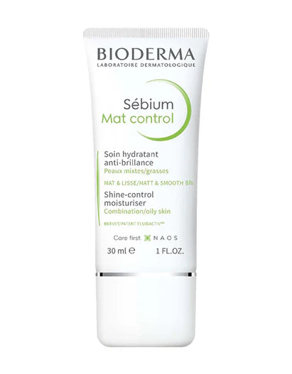 Bioderma Sebium Mat Control Mattifying Moisturiser for Combination and Oily Skin 30ML