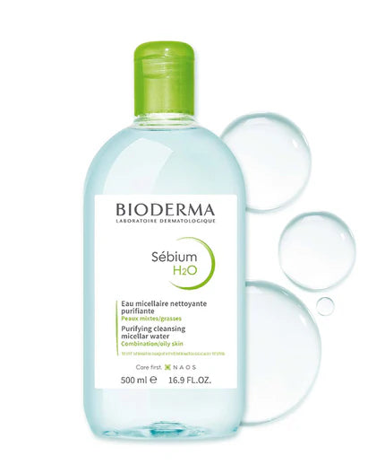 Bioderma Sebium H2O Micellar Water for Oily Skin Prone to Acne 500ML