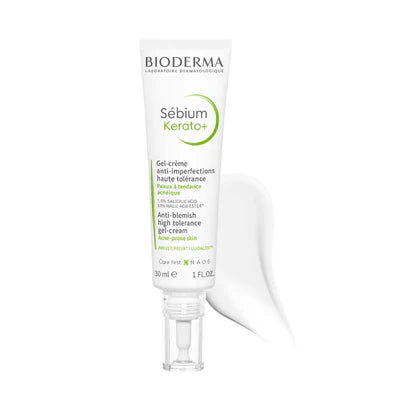 Bioderma Sebium Kerato+ Gel-Cream Gentle Anti-Blemish Moisturiser for Acne Prone skin 30ML