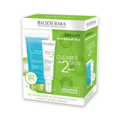 Bioderma Sebium Anti-Blemish Duo for Acne-Prone Skin