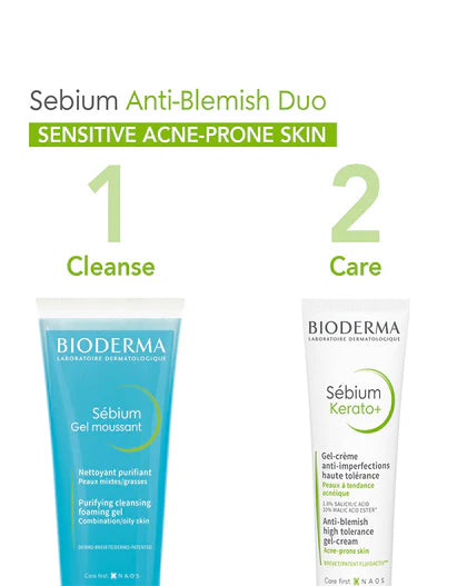 Bioderma Sebium Anti-Blemish Duo for Acne-Prone Skin