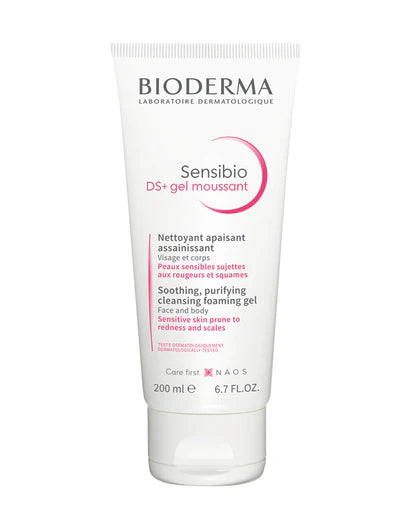 Bioderma DS+ Cleansing Gel Seborrheic Dermatitis Face & Body Wash 200ML