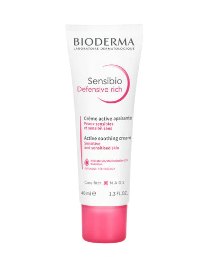 Bioderma Sensibio Defensive Rich Moisturiser for Sensitive Skin 40ML