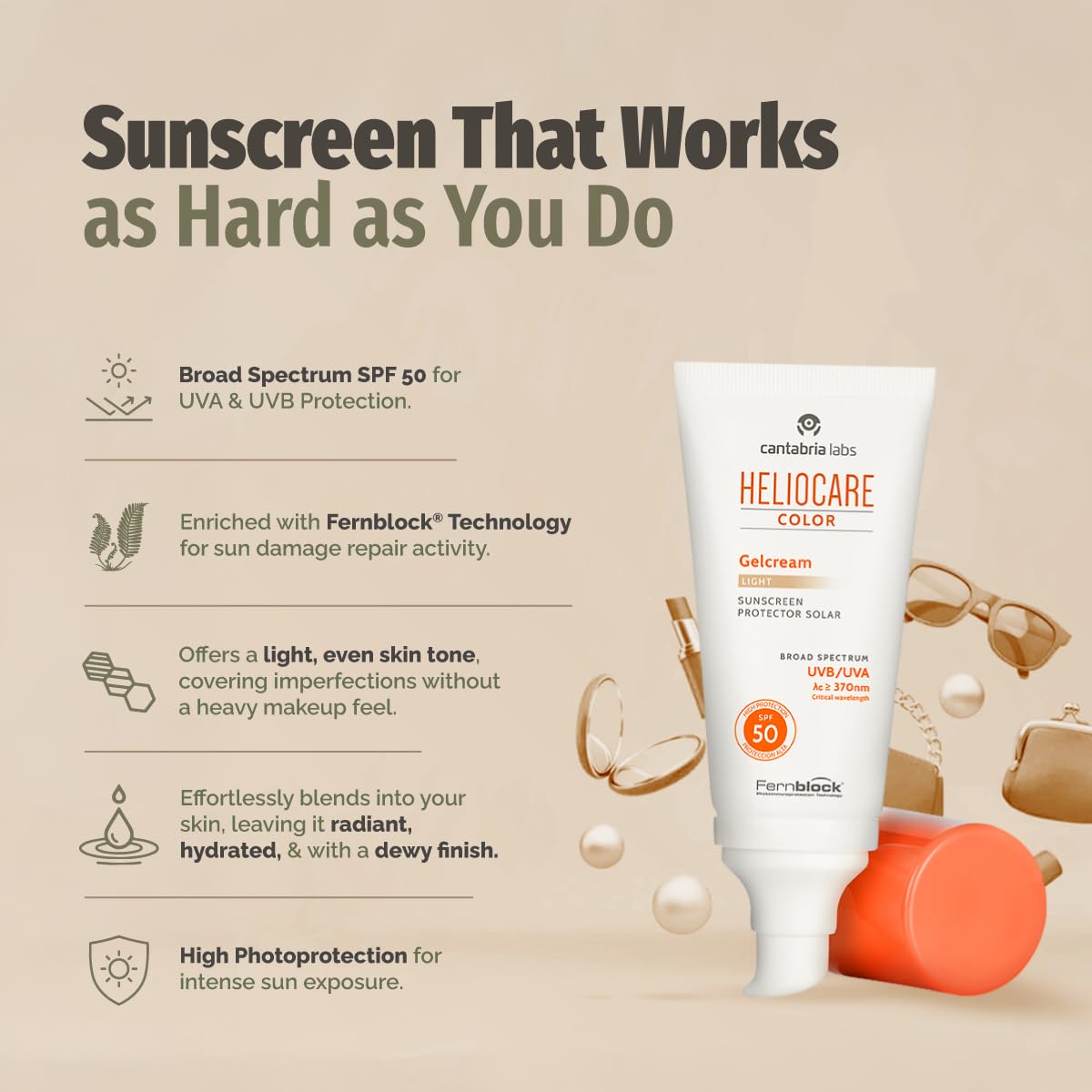 Heliocare Gelcream Light Tint 50mL
