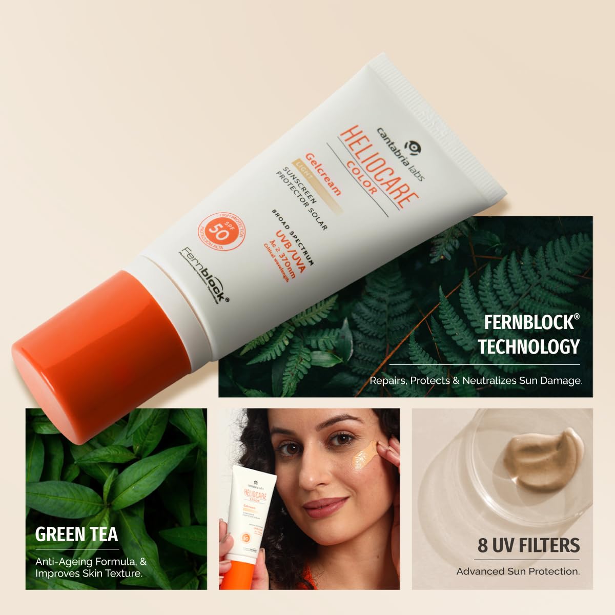 Heliocare Gelcream Light Tint 50mL