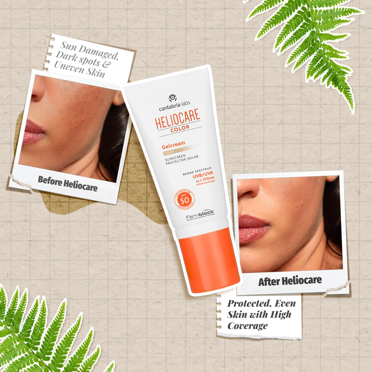 Heliocare Gelcream Light Tint 50mL