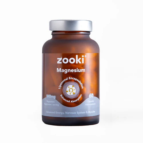 Zooki Magnesium Glycinate, Liposomal Capsules