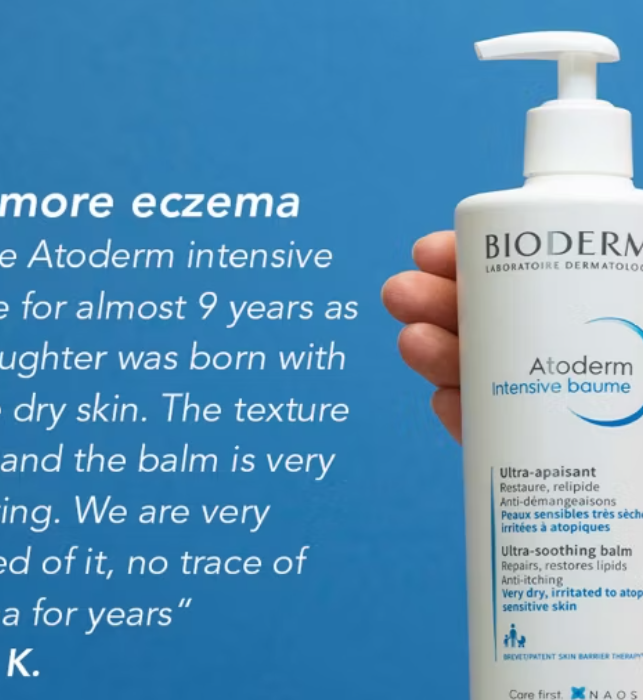 Bioderma Atoderm Ultra-Soothing Emollient Cream, For Very Dry, Itchy To Eczema-Prone Skin 500ml