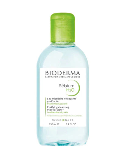 Bioderma Sebium H2O Micellar Water for Oily Skin Prone to Acne 250ML