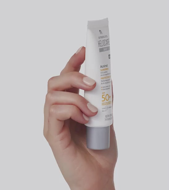 Load video: Heliocare 360 Acnimat Sunscreen Oil Control